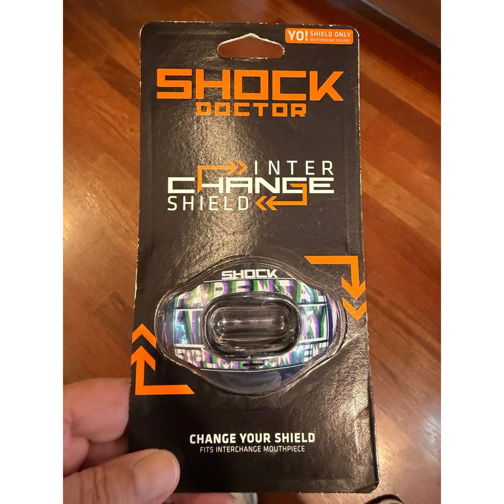 Shock Doctor Interchange Shield Parental Advisory Mouthpiece Lip Guard Accessory